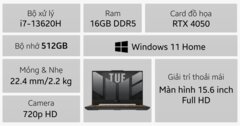 Laptop Asus TUF Gaming F15 FX507VU-LP315W main image