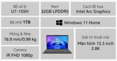 Laptop MSI Prestige 13 AI EVO A1MG-062VN main image