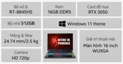 Laptop Gaming Acer Nitro V ANV16-41-R7EN main image