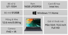 Laptop LG Gram 2024 Super Slim 15Z90ST-G.AH75A5 main image