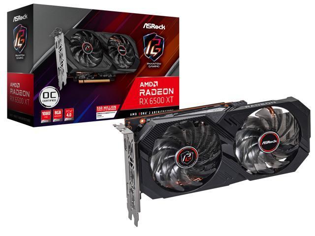 Card đồ họa ASRock Phantom Gaming Radeon RX 6500 XT 8GB slide image 3