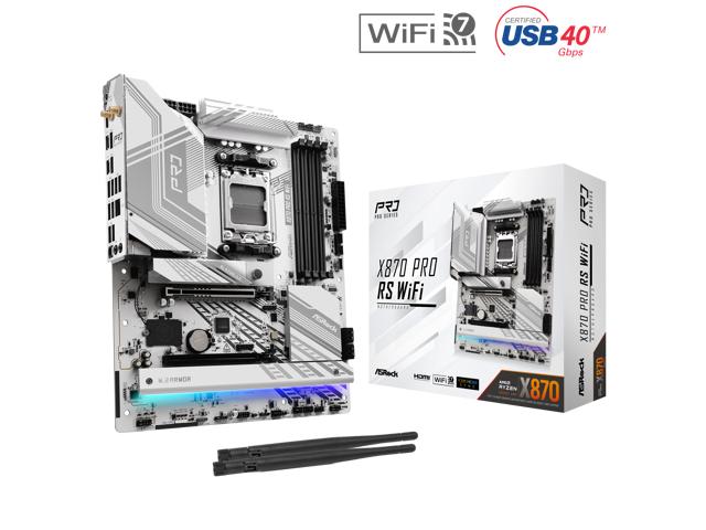 Bo mạch chủ ASRock X870 Pro RS WiFi ATX AM5 slide image 2