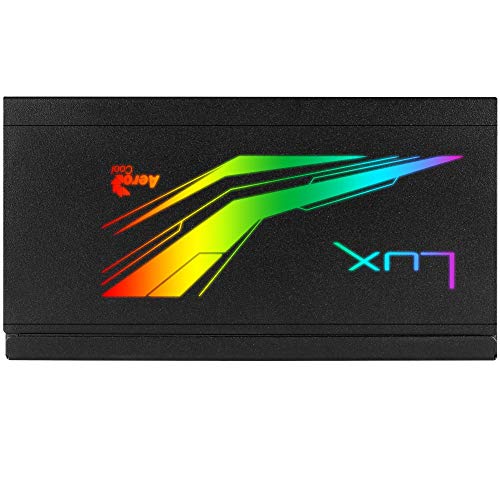 Nguồn máy tính Aerocool LUX RGB 750M (230V EU) 750W 80+ Bronze ATX slide image 1