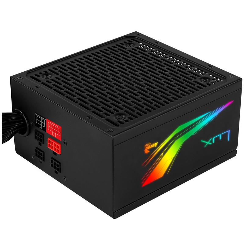 Nguồn máy tính Aerocool LUX RGB 750M (230V EU) 750W 80+ Bronze ATX slide image 0