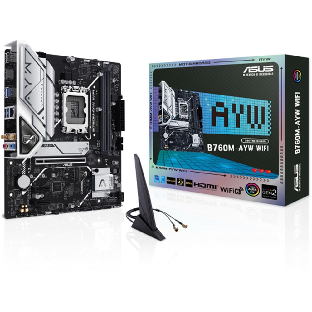 Bo mạch chủ Asus B760M-AYW WIFI Micro ATX LGA1700 slide image 0