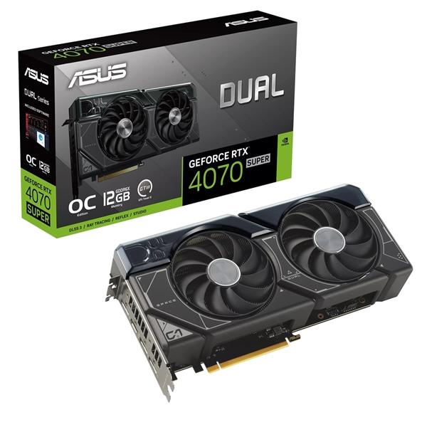 Card đồ họa Asus DUAL OC GeForce RTX 4070 SUPER 12GB slide image 0