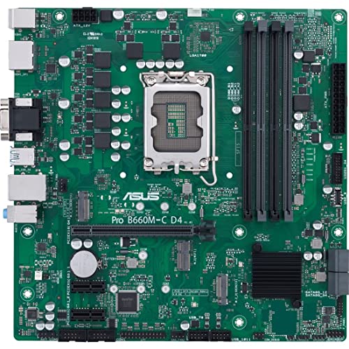 Bo mạch chủ Asus Pro B660M-C D4-CSM Micro ATX LGA1700 slide image 0