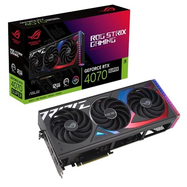 Card đồ họa Asus ROG STRIX GAMING GeForce RTX 4070 SUPER 12GB slide image 0