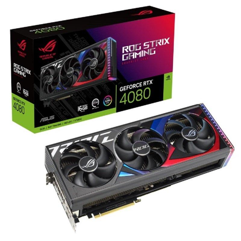 Card đồ họa Asus ROG STRIX GAMING GeForce RTX 4080 16GB slide image 1