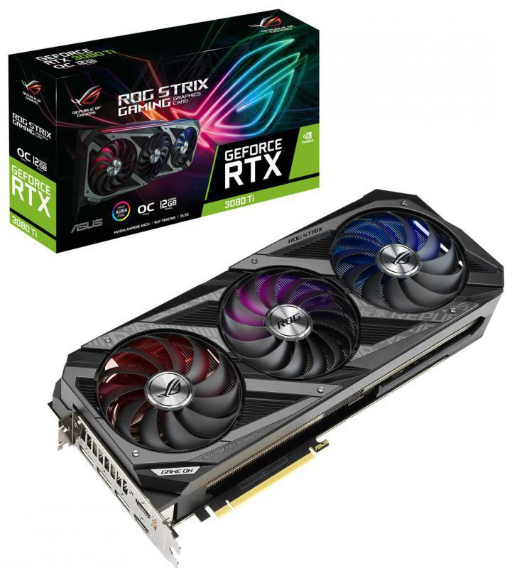 Card đồ họa Asus ROG STRIX GAMING OC GeForce RTX 3080 Ti 12GB slide image 1