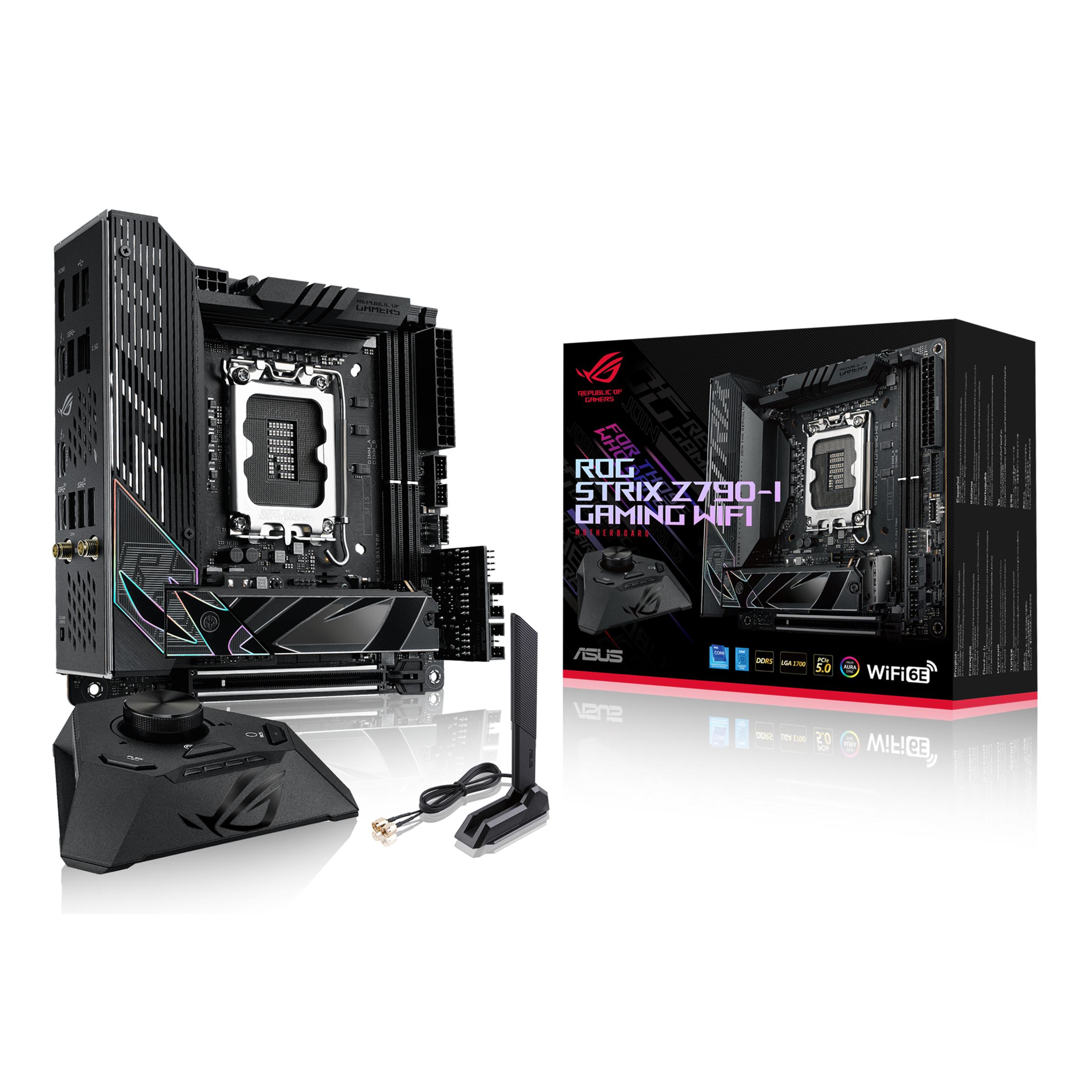 Bo mạch chủ Asus ROG STRIX Z790-I GAMING WIFI Mini ITX LGA1700 slide image 0