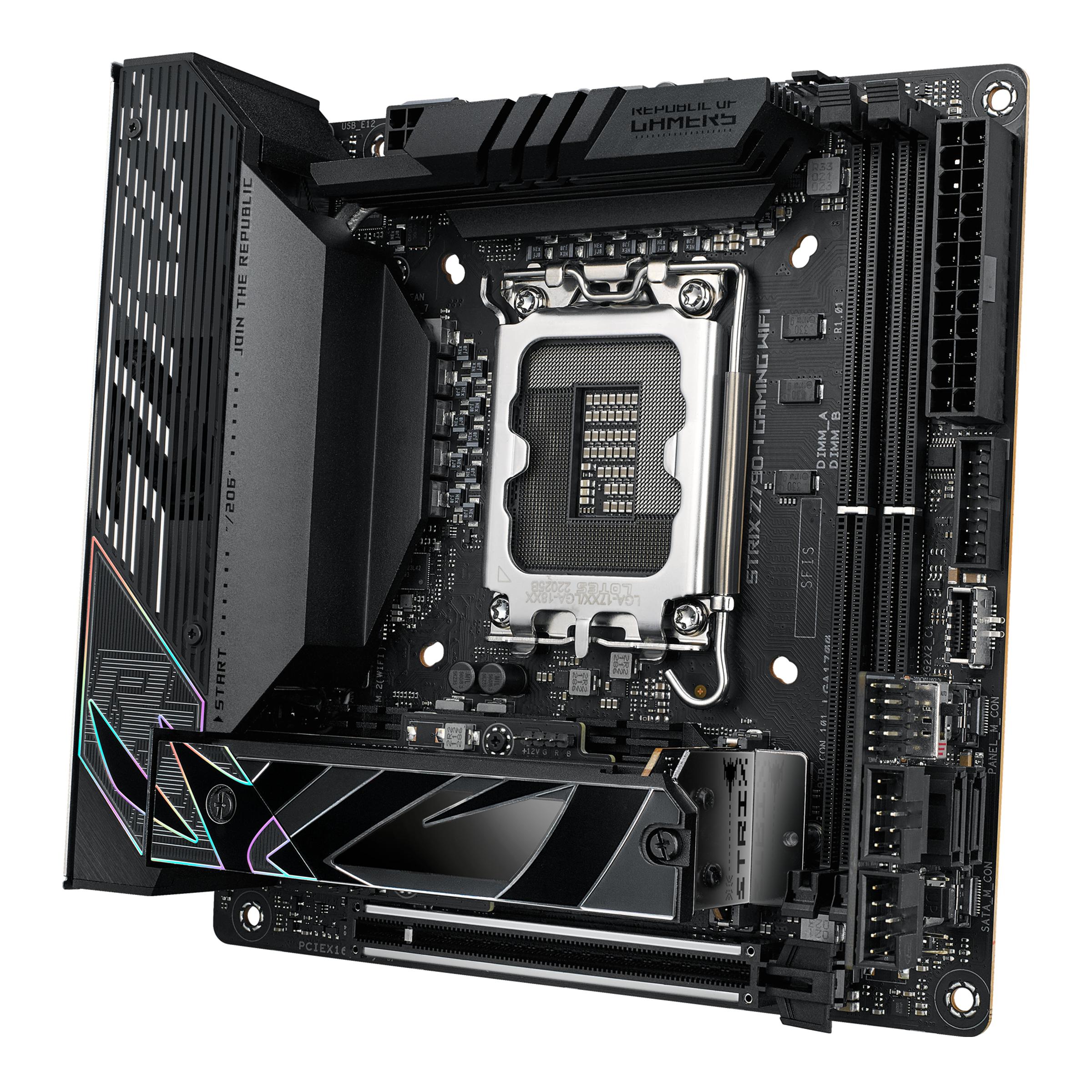 Bo mạch chủ Asus ROG STRIX Z790-I GAMING WIFI Mini ITX LGA1700 slide image 2