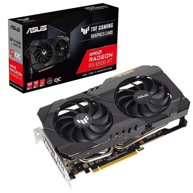 Card đồ họa Asus TUF GAMING OC Radeon RX 6500 XT 4GB slide image 1