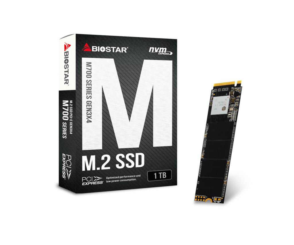 Ổ cứng SSD Biostar M700 1TB M.2-2280 PCIe 3.0 X4 NVME slide image 1