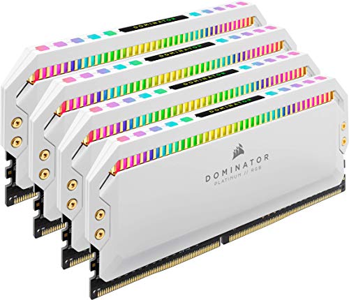 RAM Corsair Dominator Platinum RGB 64GB (4x16) DDR4-3200 CL16 (CMT64GX4M4C3200C16W) slide image 1