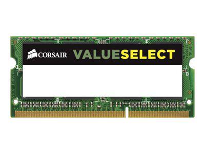 RAM Corsair ValueSelect 8GB (1x8) DDR3-1600 SODIMM CL9 (CMSO8GX3M1A1600C11) slide image 0