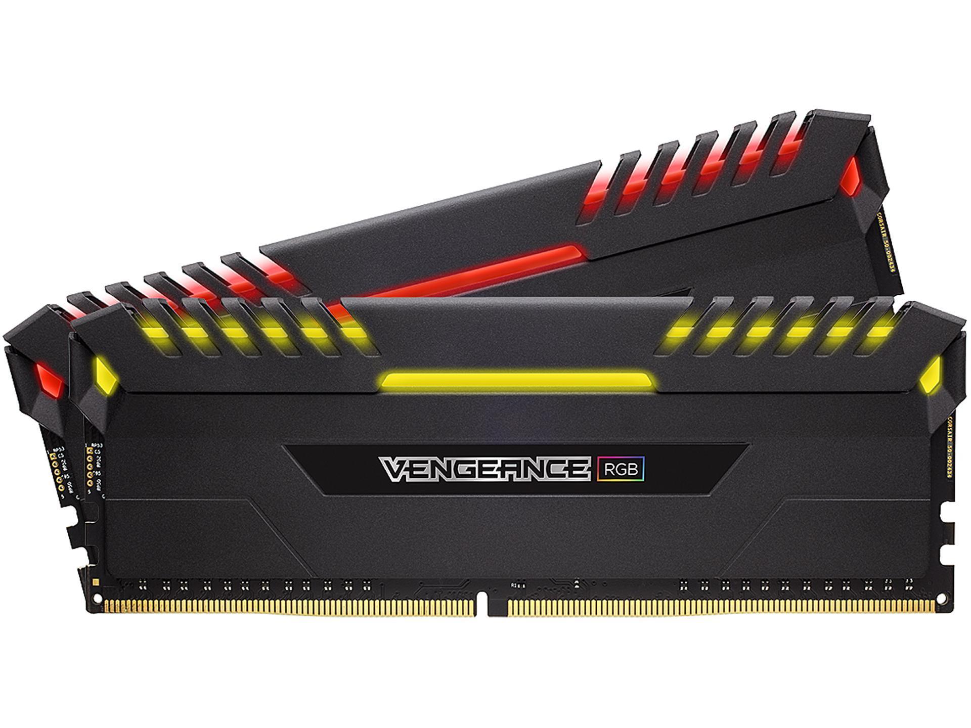 RAM Corsair Vengeance RGB 16GB (2x8) DDR4-3466 CL16 (CMR16GX4M2C3466C16) slide image 0