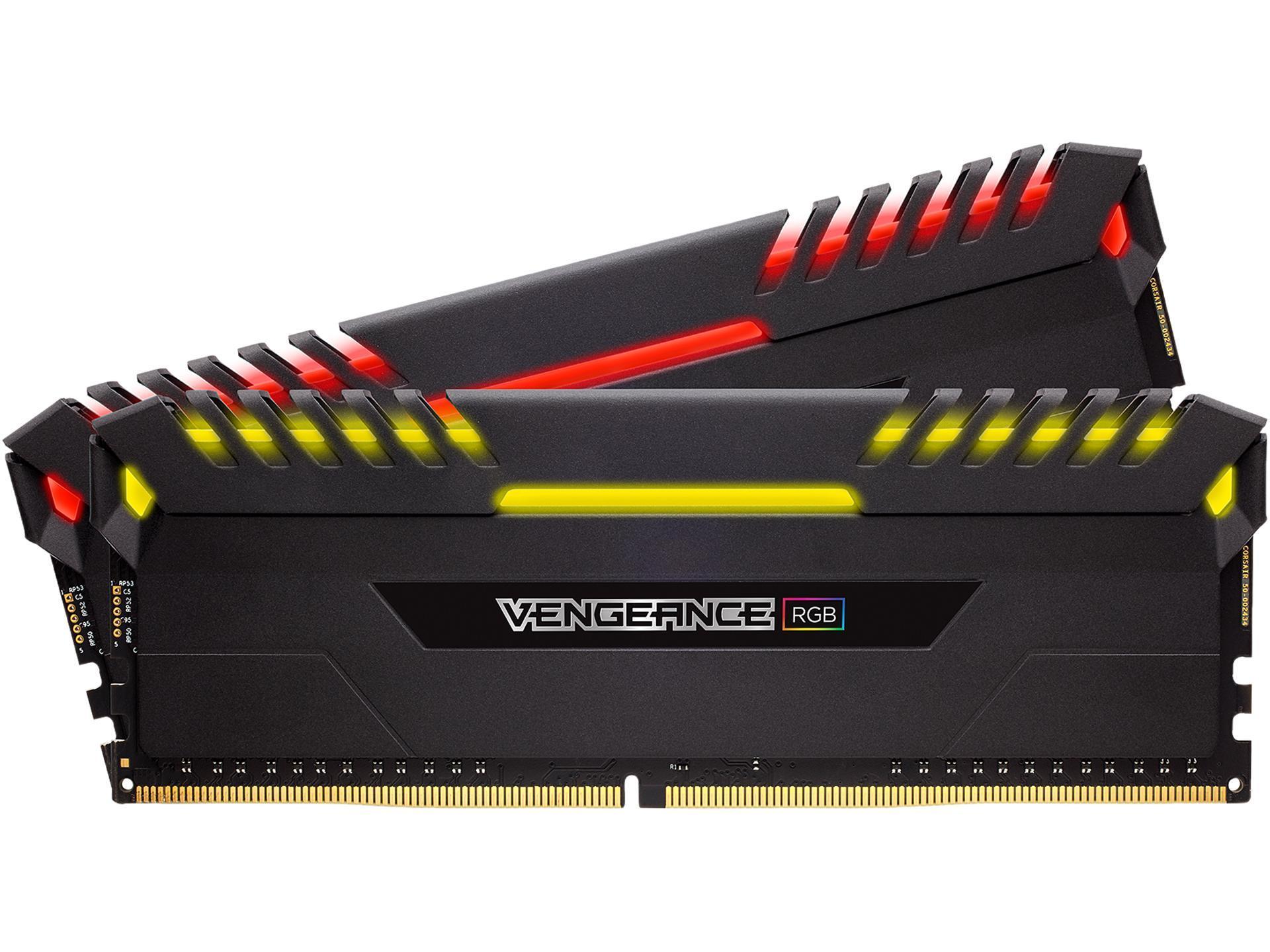 RAM Corsair Vengeance RGB 32GB (2x16) DDR4-3600 CL18 (CMR32GX4M2F3600C18) slide image 0