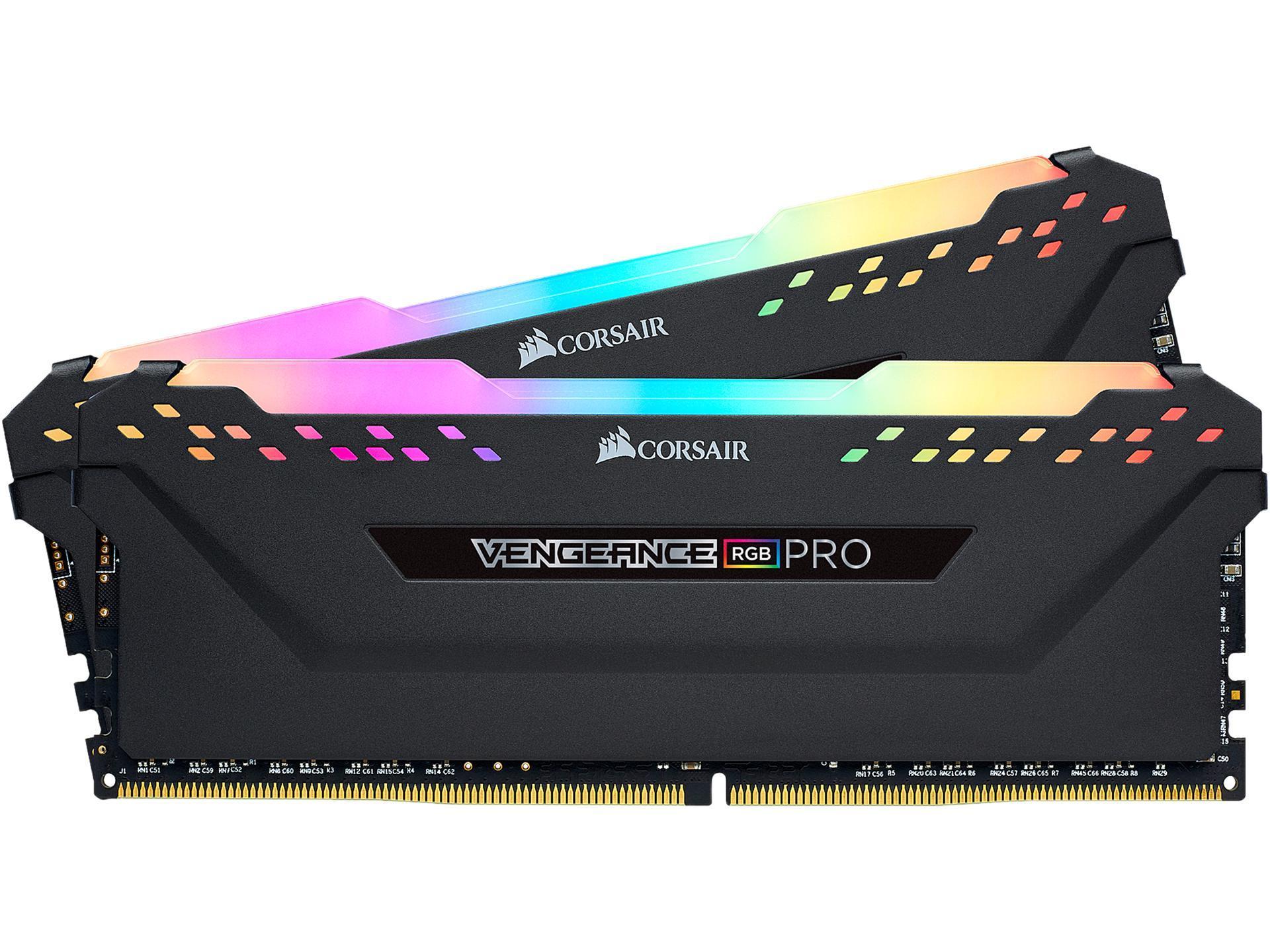 RAM Corsair Vengeance RGB Pro 16GB (2x8) DDR4-3466 CL16 (CMW16GX4M2C3466C16) slide image 0