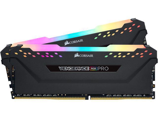 RAM Corsair Vengeance RGB Pro 64GB (2x32) DDR4-2666 CL16 (CMW64GX4M2A2666C16) slide image 0