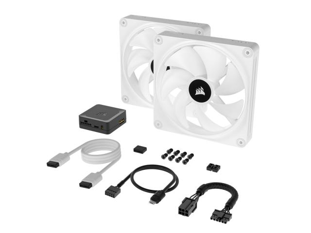 Fan máy tính Corsair iCUE LINK QX140 RGB Starter Kit 2-Pack 140mm slide image 9