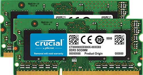 RAM Crucial CT2K102464BF186D 16GB (2x8) DDR3-1866 SODIMM CL13 (CT2K102464BF186D) slide image 0
