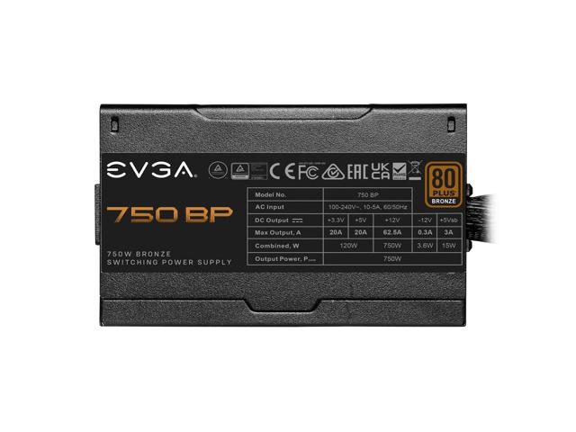 Nguồn máy tính EVGA 750 BP 750W 80+ Bronze ATX slide image 2