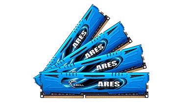 RAM G.Skill Ares 32GB (4x8) DDR3-1600 CL9 (F3-1600C9Q-32GAB) slide image 0