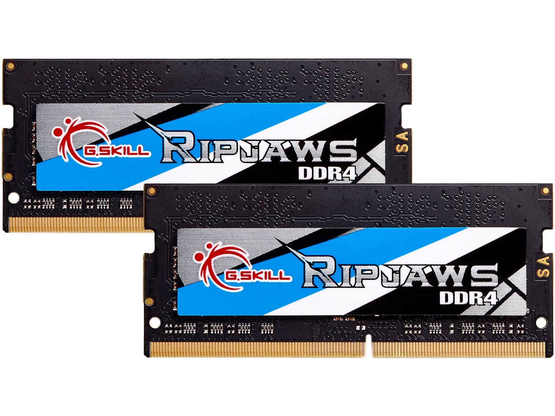 RAM G.Skill Ripjaws 16GB (2x8) DDR4-3200 SODIMM CL18 (F4-3200C18D-16GRS) slide image 0