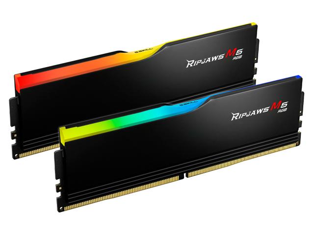 RAM G.Skill Ripjaws M5 RGB 32GB (2x16) DDR5-6400 CL32 (F5-6400J3239G16GX2-RM5RK) slide image 0