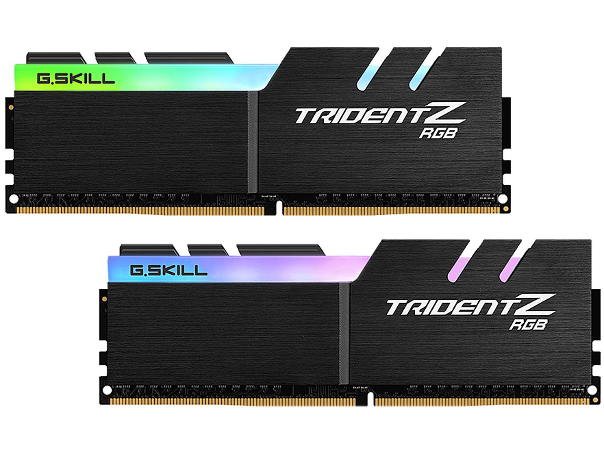 RAM G.Skill Trident Z RGB 16GB (2x8) DDR4-2400 CL15 (F4-2400C15D-16GTZRX) slide image 1