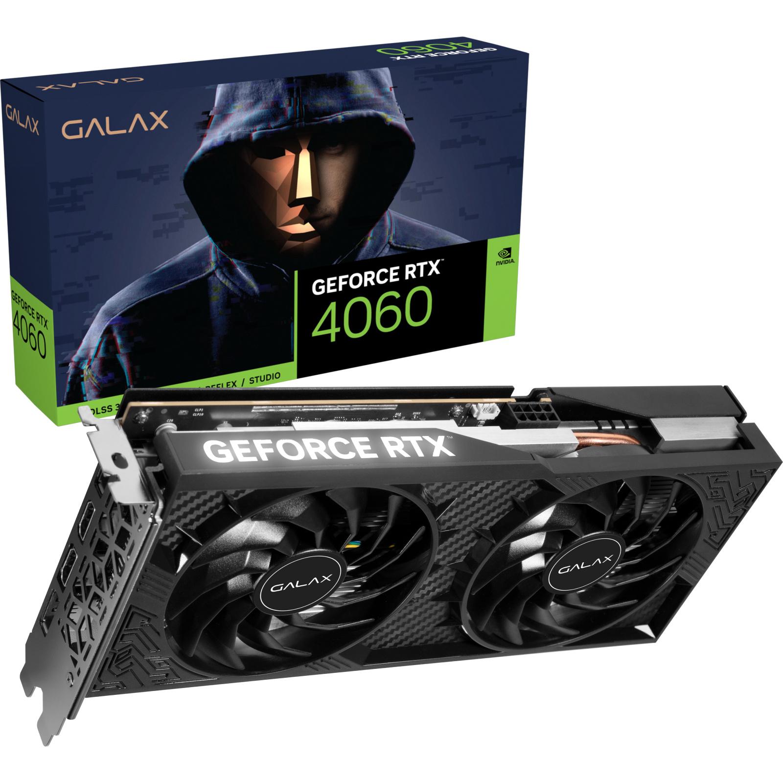 Card đồ họa GALAX 1-Click OC 2X GeForce RTX 4060 8GB slide image 0