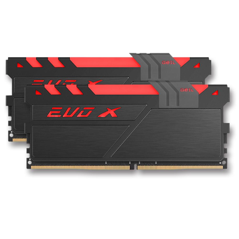 RAM GeIL EVO X AMD Edition 16GB (2x8) DDR4-3200 CL16 (GAEXY416GB3200C16ADC) slide image 0