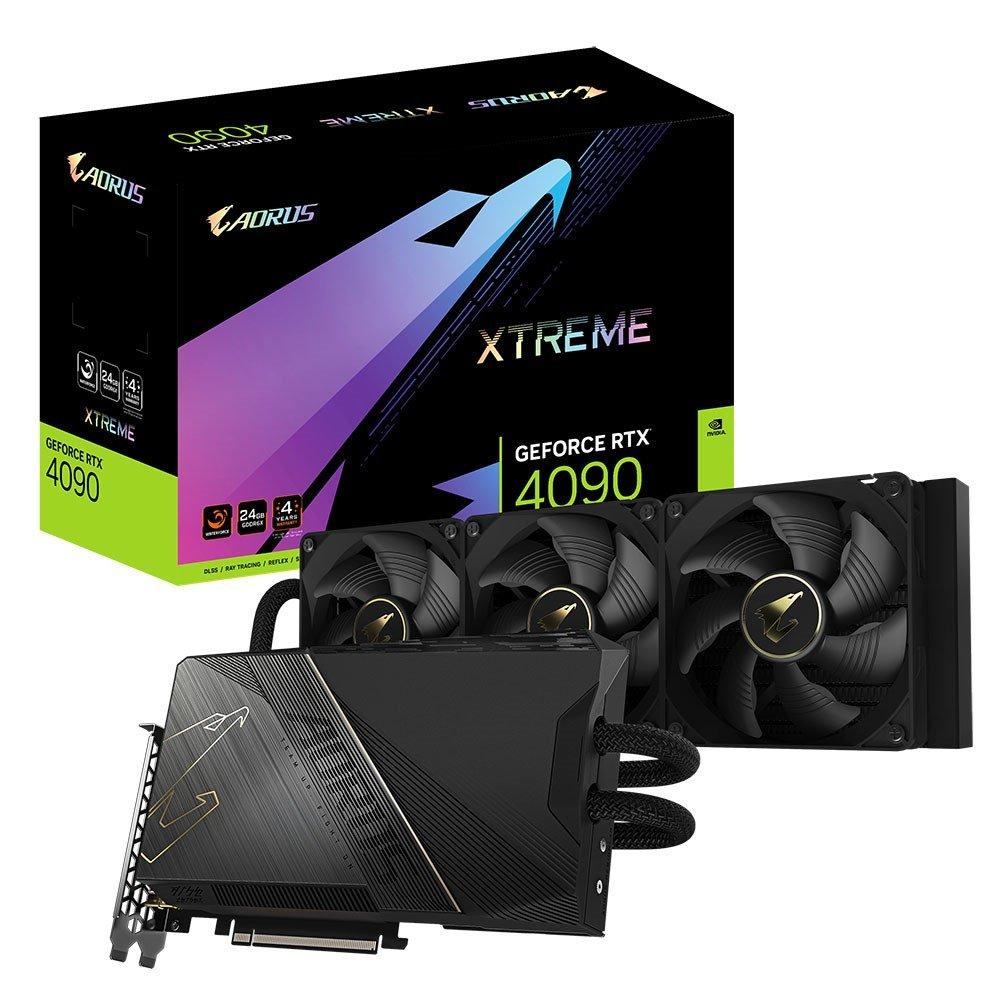 Card đồ họa Gigabyte AORUS XTREME WATERFORCE GeForce RTX 4090 24GB slide image 0