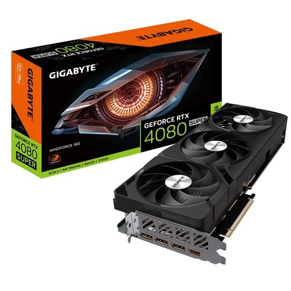 Card đồ họa Gigabyte WINDFORCE GeForce RTX 4080 SUPER 16GB slide image 0