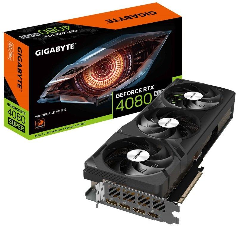 Card đồ họa Gigabyte WINDFORCE V2 GeForce RTX 4080 SUPER 16GB slide image 0