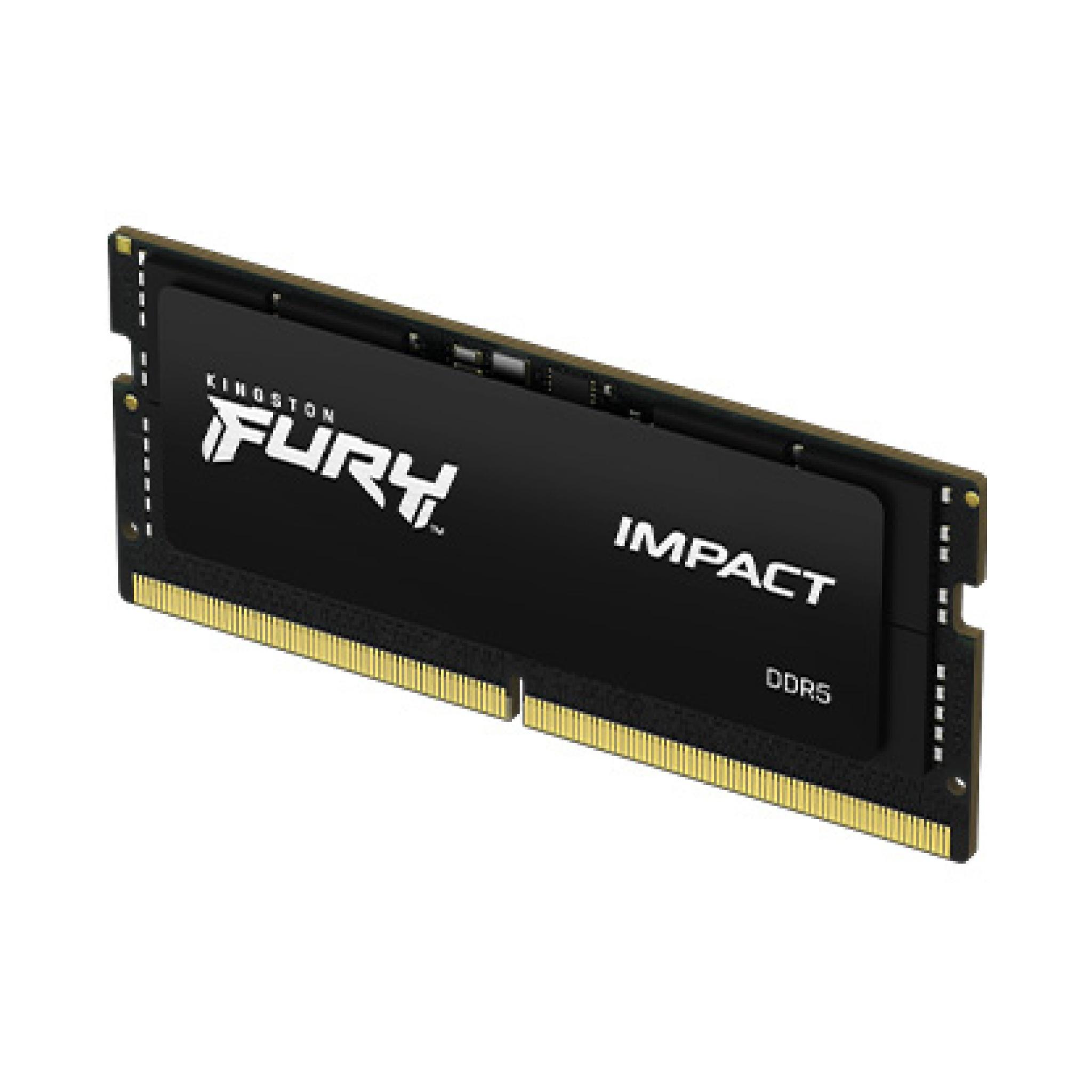 RAM Kingston FURY Impact 8GB (1x8) DDR5-4800 SODIMM CL38 (KF548S38IB-8) slide image 1