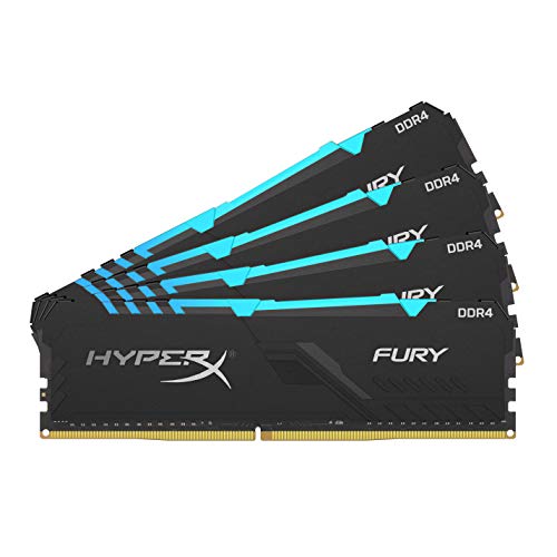 RAM Kingston HyperX Fury RGB 32GB (4x8) DDR4-2666 CL16 (HX426C16FB3AK4/32) slide image 1