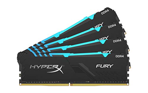 RAM Kingston HyperX Fury RGB 64GB (4x16) DDR4-3000 CL15 (HX430C15FB3AK4/64) slide image 0