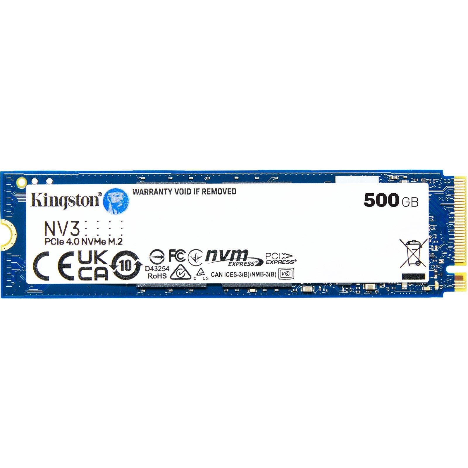 Ổ cứng SSD Kingston NV3 500GB M.2-2280 PCIe 4.0 X4 NVME slide image 0