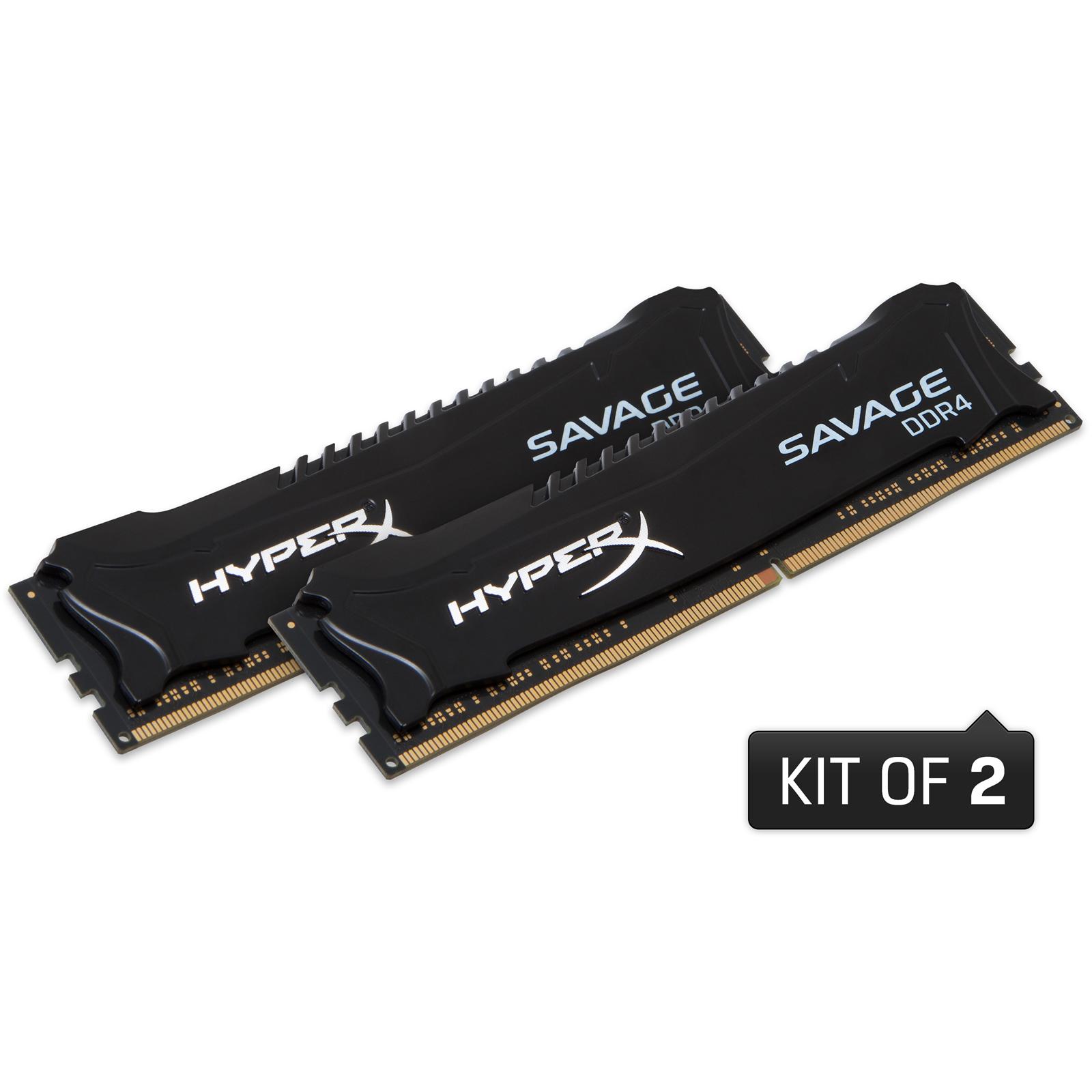RAM Kingston Savage 16GB (2x8) DDR4-2400 CL12 (HX424C12SB2K2/16) slide image 0