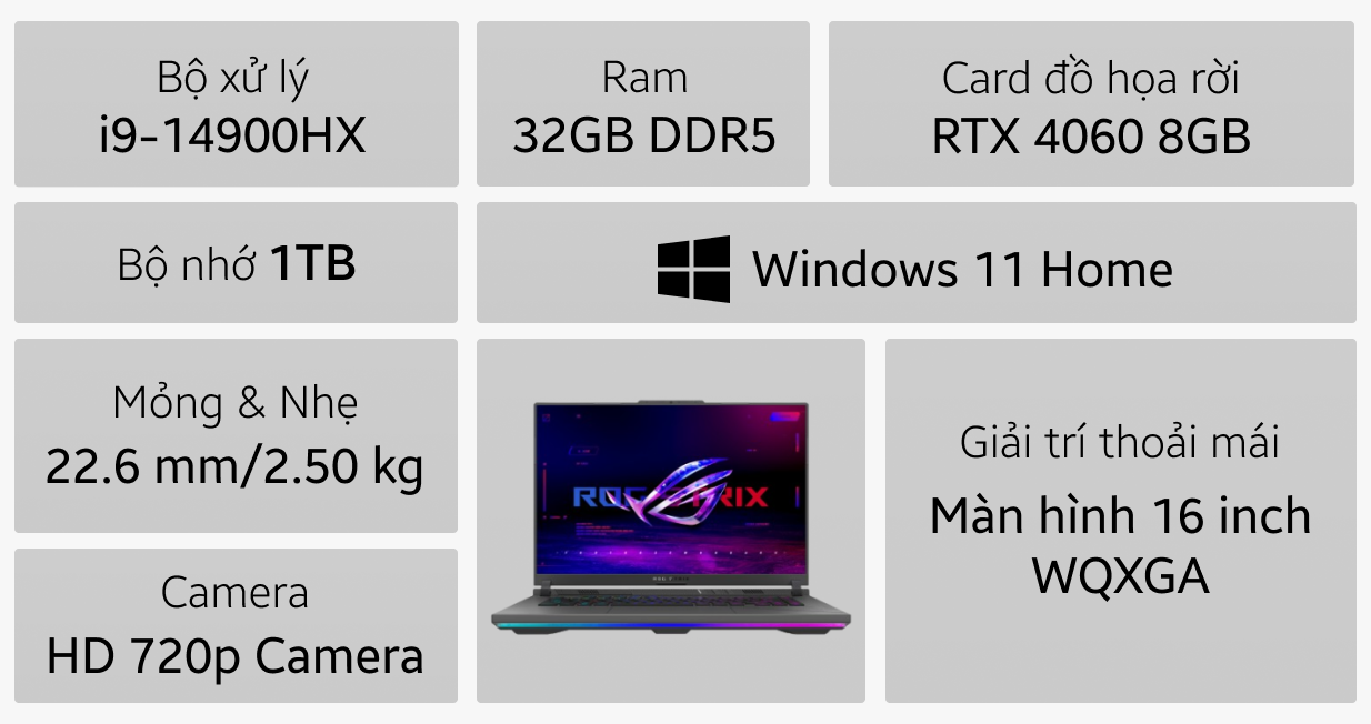 Laptop Asus ROG Strix G16 G614JVR-N4162W slide image 0