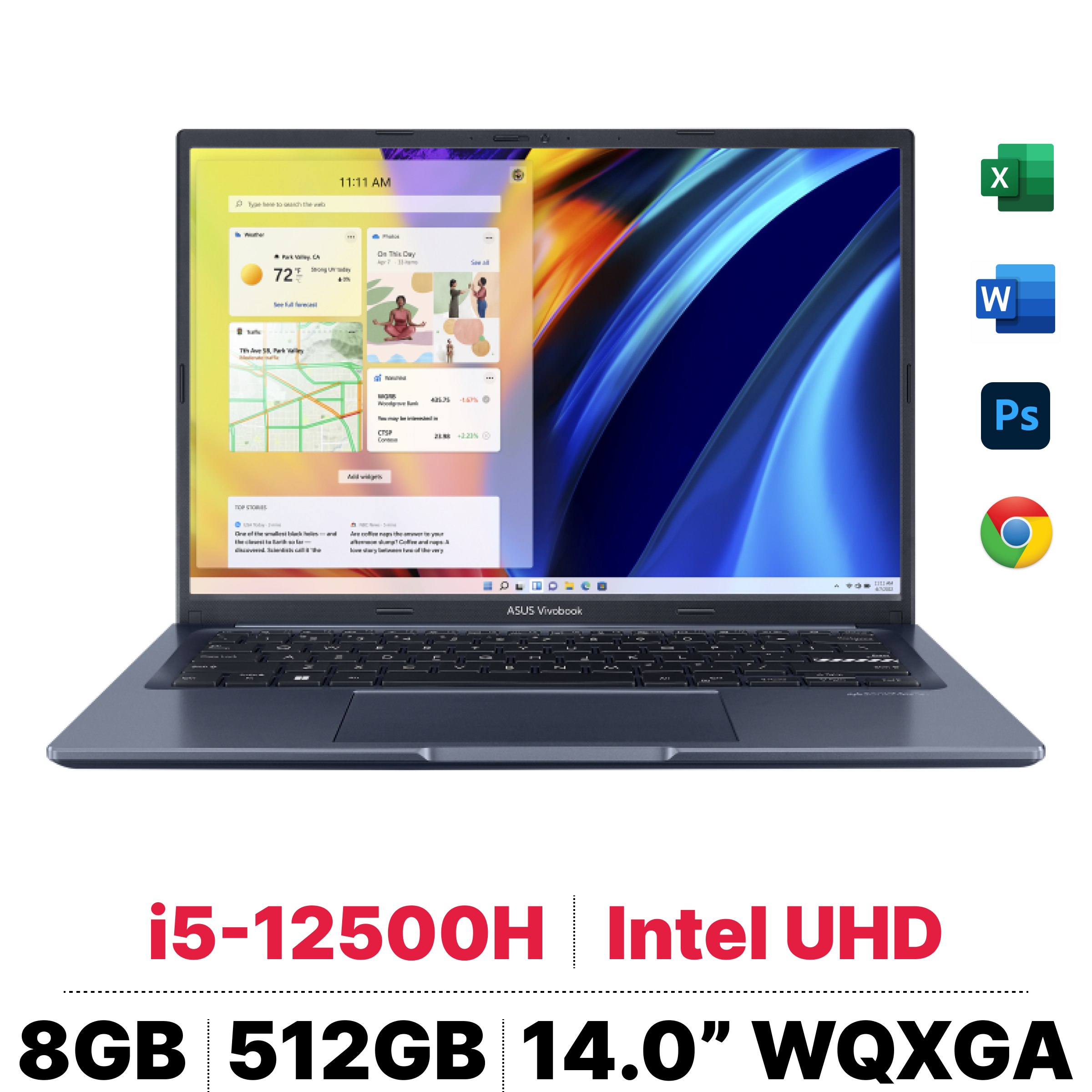 Laptop Asus VivoBook 14 OLED A1403ZA-KM066W slide image 0