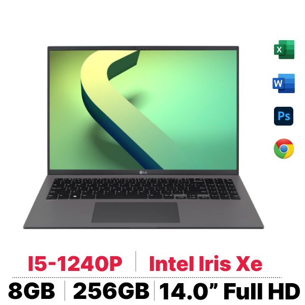 Laptop LG Gram 2022 14Z90Q-G.AJ53A5 slide image 1