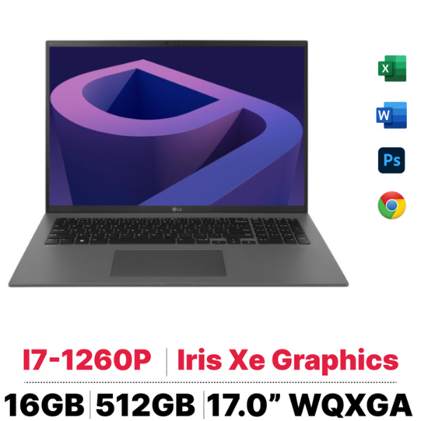 Laptop LG Gram 2022 17Z90Q-G.AH76A5 slide image 0