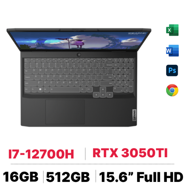 Laptop Lenovo Ideapad Gaming 3 15IAH7 82S90087VN slide image 0