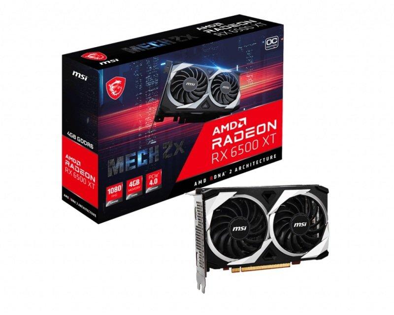 Card đồ họa MSI MECH 2X OC Radeon RX 6500 XT 4GB slide image 0