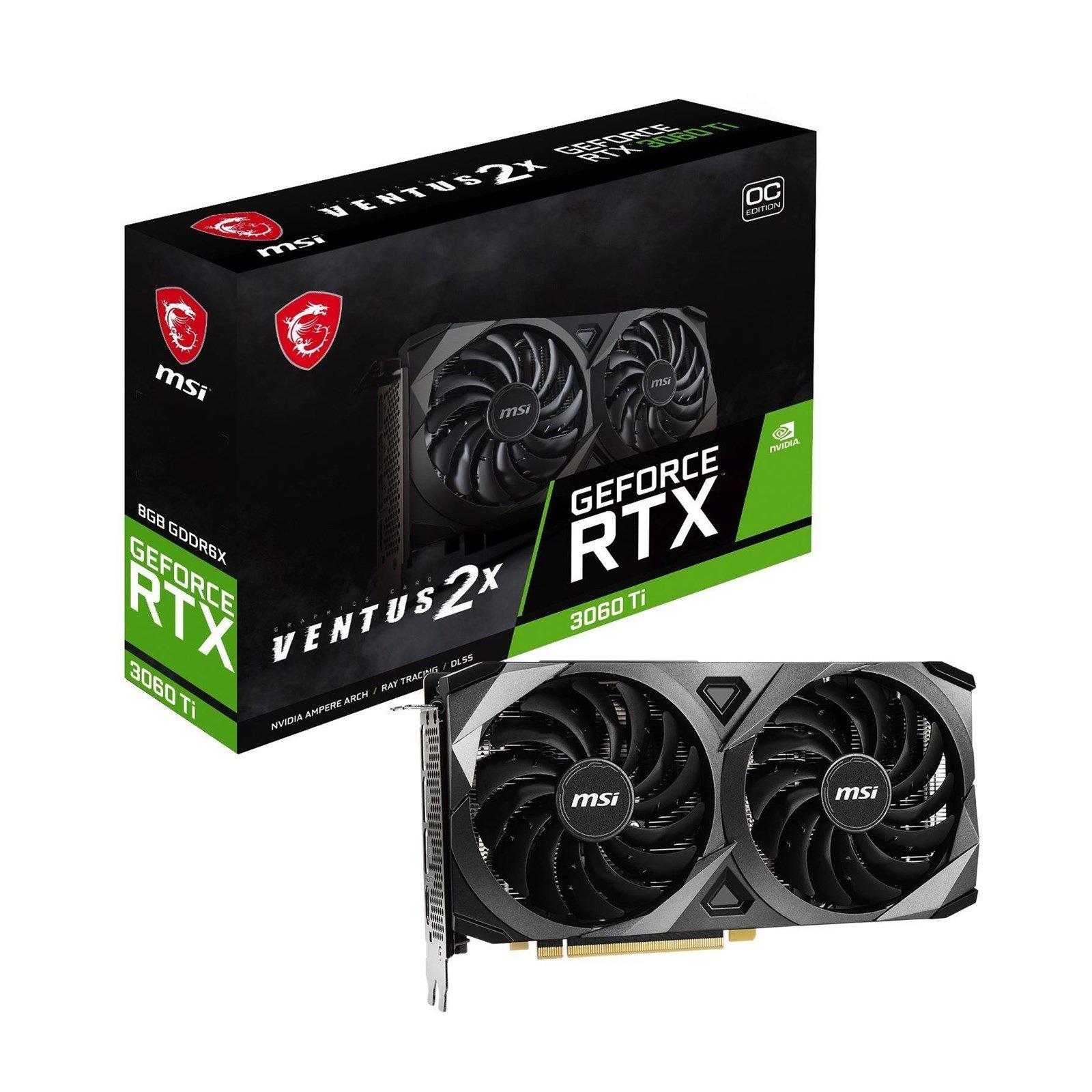 Card đồ họa MSI VENTUS 2X 8GD6X OC GeForce RTX 3060 Ti 8GB slide image 4