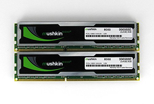 RAM Mushkin ECO2 8GB (2x4) DDR3-1600 CL9 (996988E) slide image 0