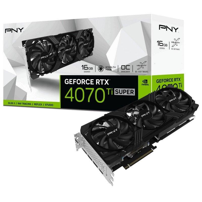 Card đồ họa PNY VERTO OC GeForce RTX 4070 Ti SUPER 16GB slide image 0